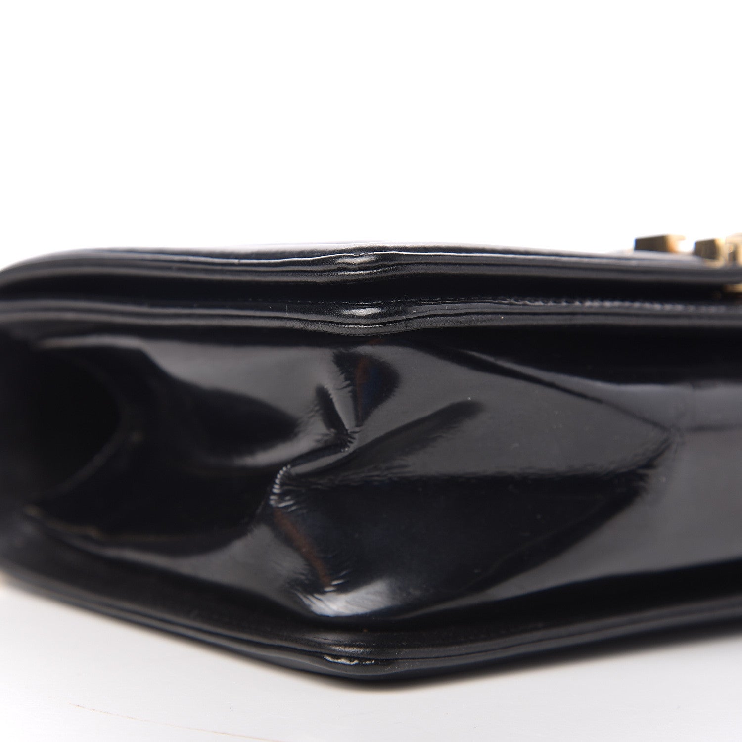 Chanel Glazed Calfskin Quilted New Medium Boy Flap Black 8 of 10