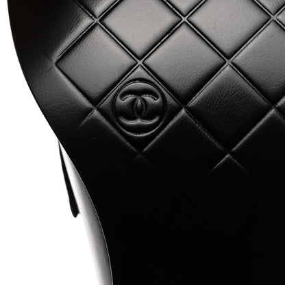 Chanel Calfskin CC Moccasin Loafers 40 Black 8 of 9