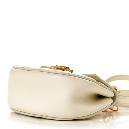 Chloe Calfskin Quilted Nano Drew Bijou Shoulder Bag Natural White 8 of 10