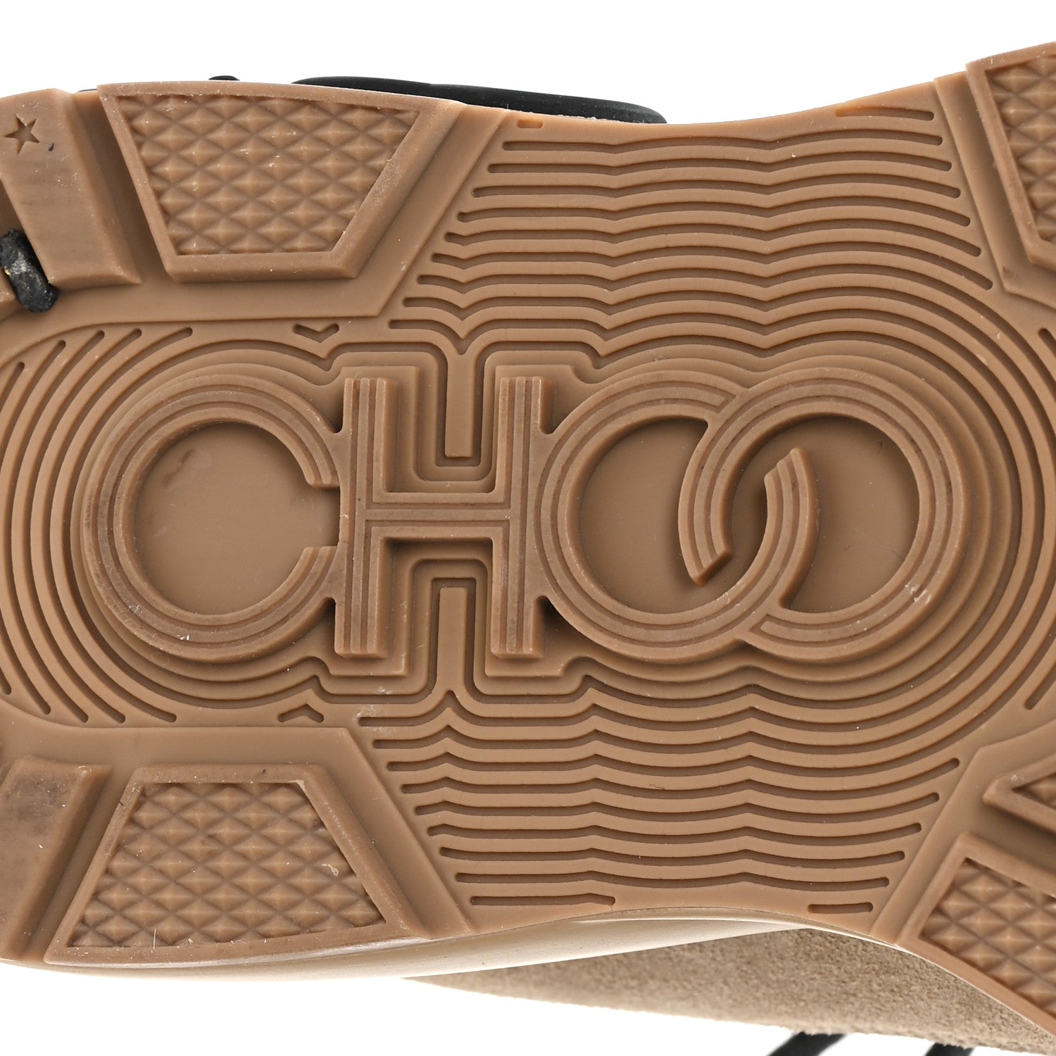 Jimmy Choo Suede Calfskin Inca Patchwork Platform Hiking Boots 39 White Sand Natural 7 of 11