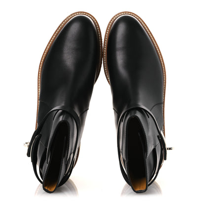 Hermes Calfskin Follow Ankle Boots 41 Black 4 of 25