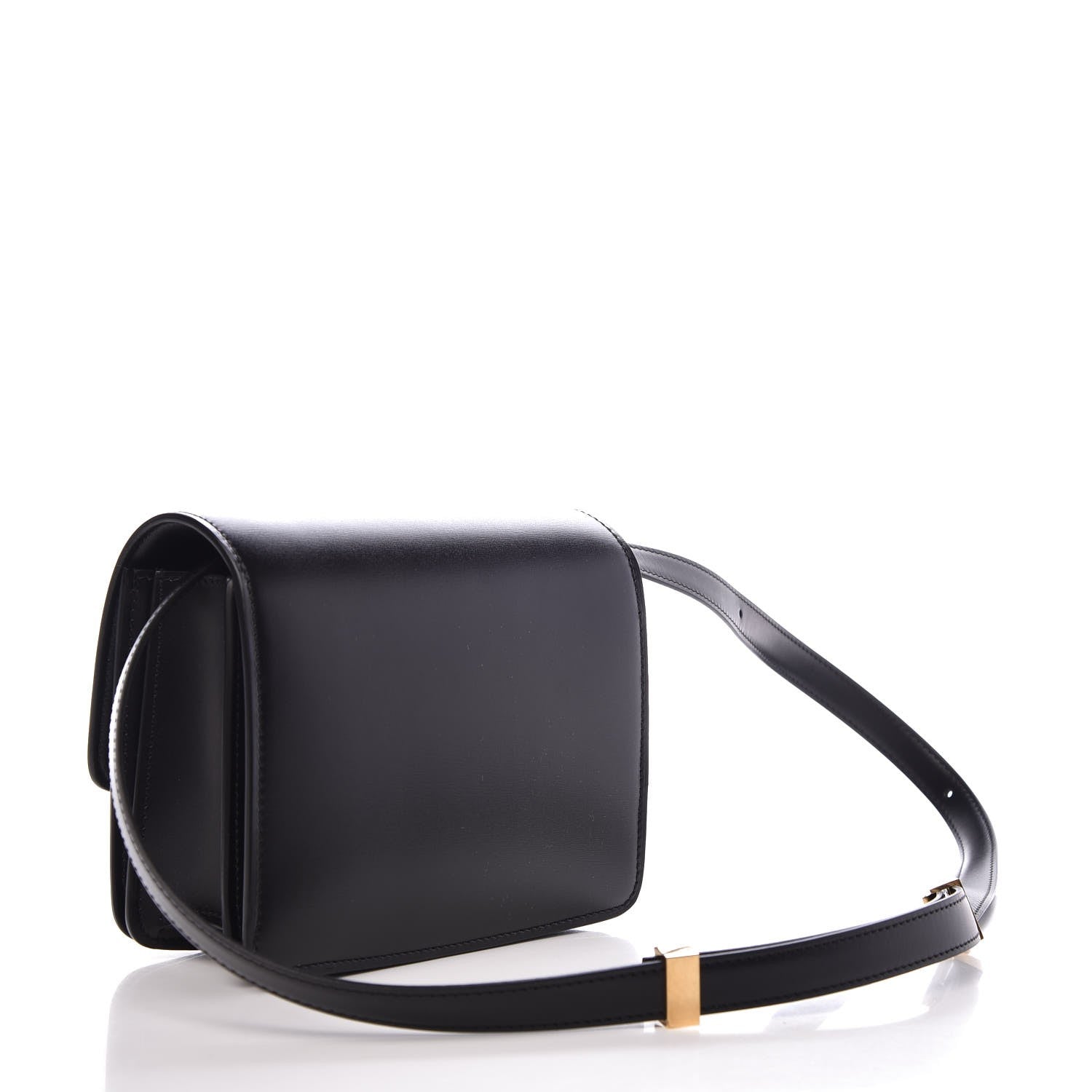 Celine Box Calfskin Small Classic Box Flap Bag Black 3 of 7