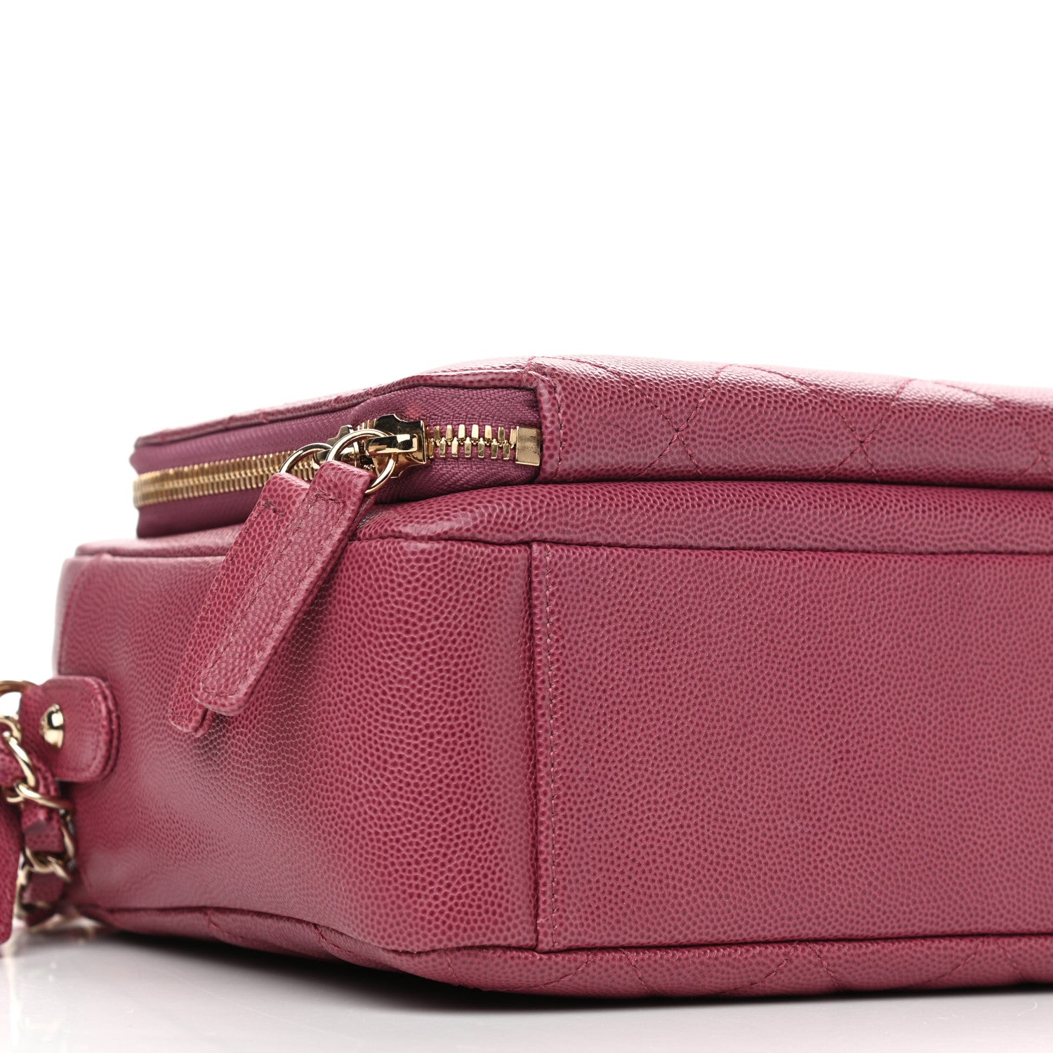 Chanel Caviar Quilted Medium Business Affinity Camera Case Dark Pink 9 of 13