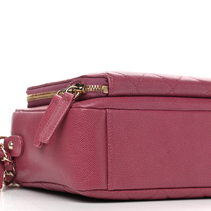 Chanel Caviar Quilted Medium Business Affinity Camera Case Dark Pink 9 of 13