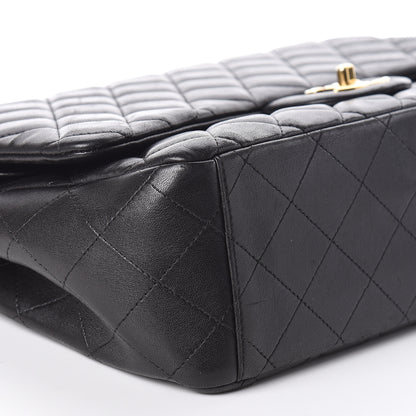 Chanel Lambskin Quilted Maxi Double Flap Black 13 of 17