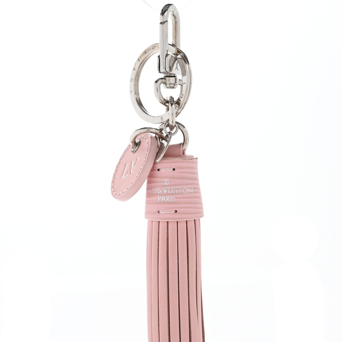 Epi Tassel Bag Charm Pink