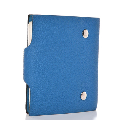 Hermes Togo Ulysse Mini Notebook Bleu Zanzibar 3 of 9