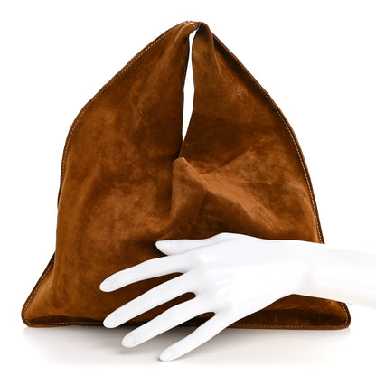 The Row Suede Small Bindle Bag Bistre Ecru 2 of 9
