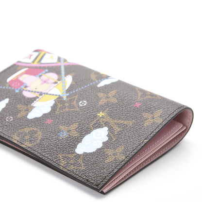 Louis Vuitton Monogram 2020 Christmas Animation Big Wheel Passport Cover Rose Ballerine 7 of 10