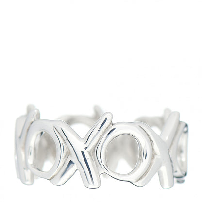 Tiffany Sterling Silver Paloma Picasso XO Band Ring 47 4 1 of 4