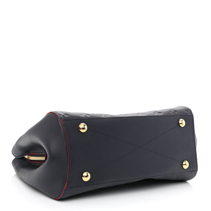 Louis Vuitton Empreinte Montaigne MM Marine Rouge 4 of 12