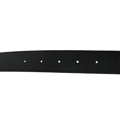 Louis Vuitton Calfskin Monogram 20mm LV Iconic Reversible Belt 95 38 Black 5 of 7