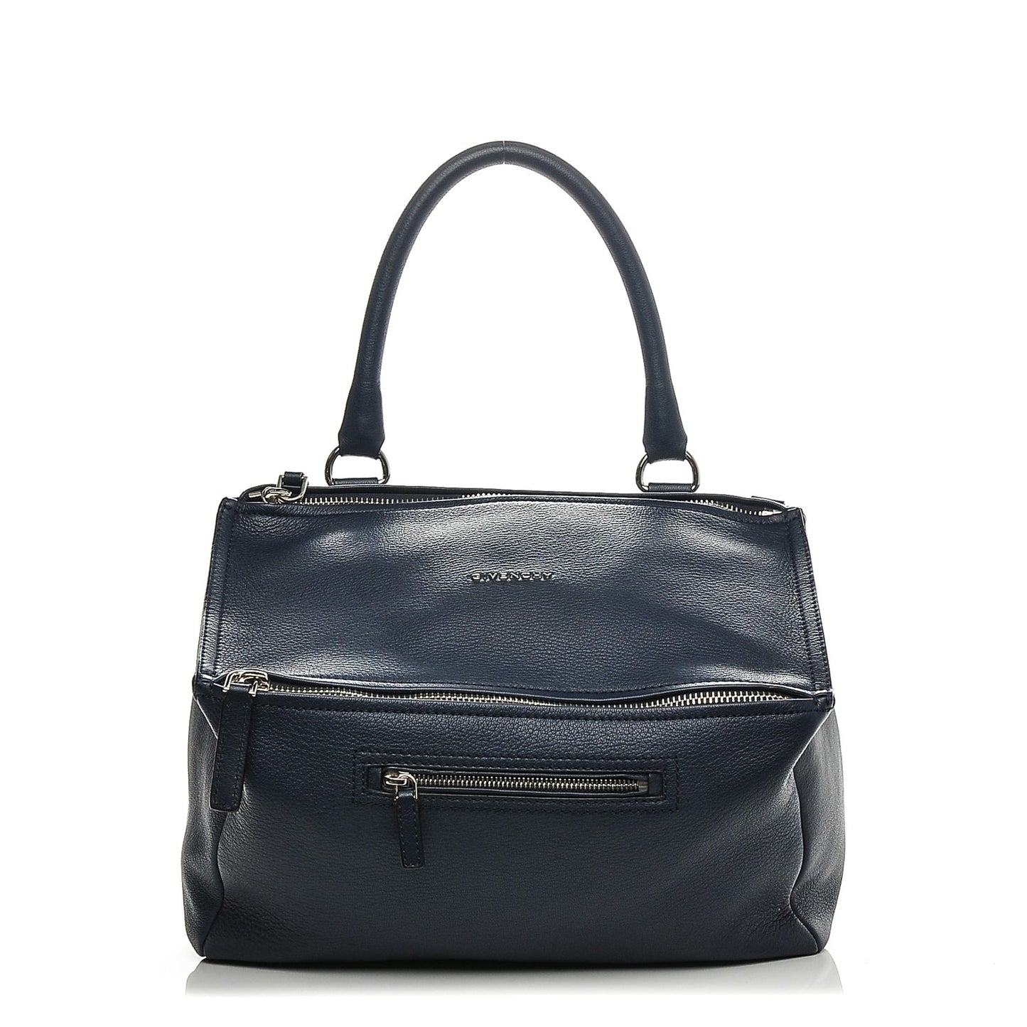 Goatskin Medium Pandora Navy