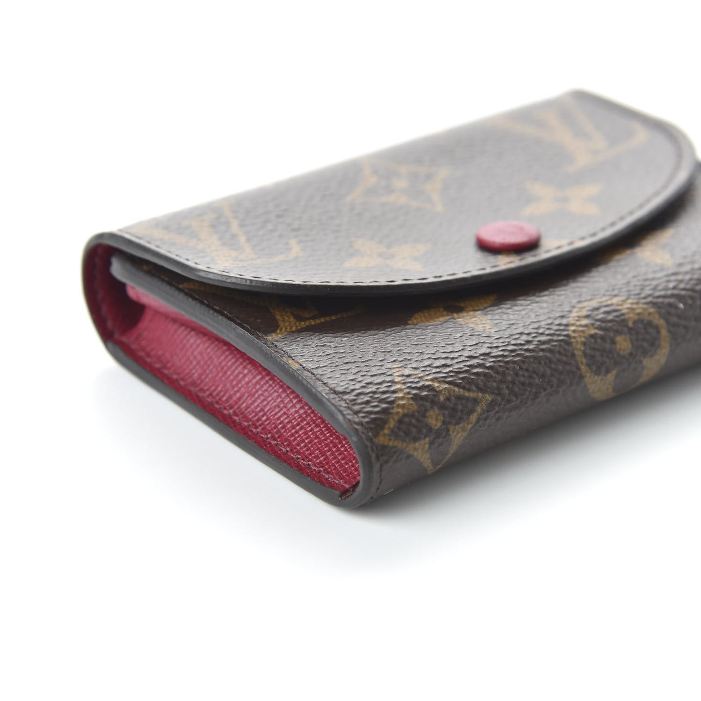 Monogram Rosalie Coin Purse Fuchsia