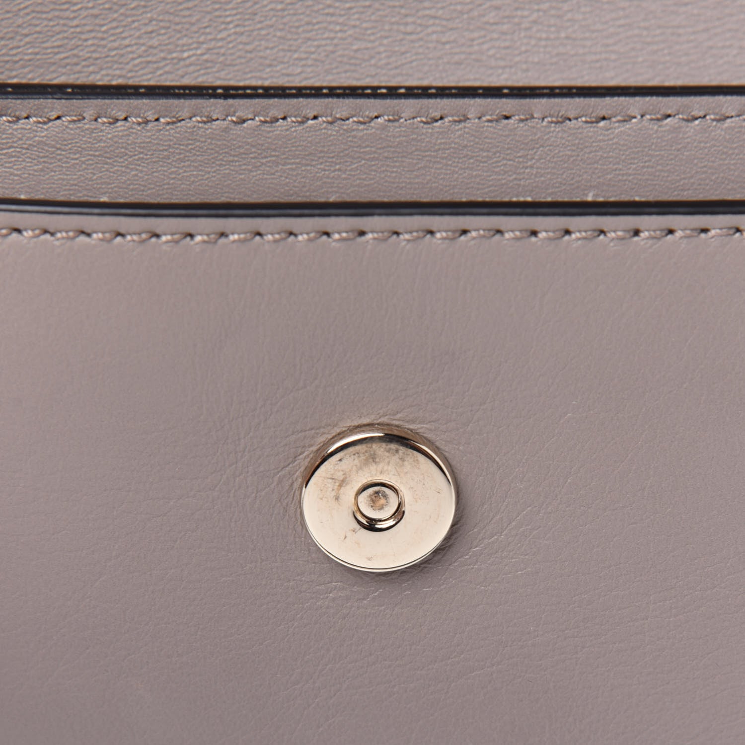Chloe Suede Calfskin Mini Faye Shoulder Bag Motty Grey 9 of 18