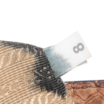 Prada Python Top Handle Frame Bag Naturale 8 of 11