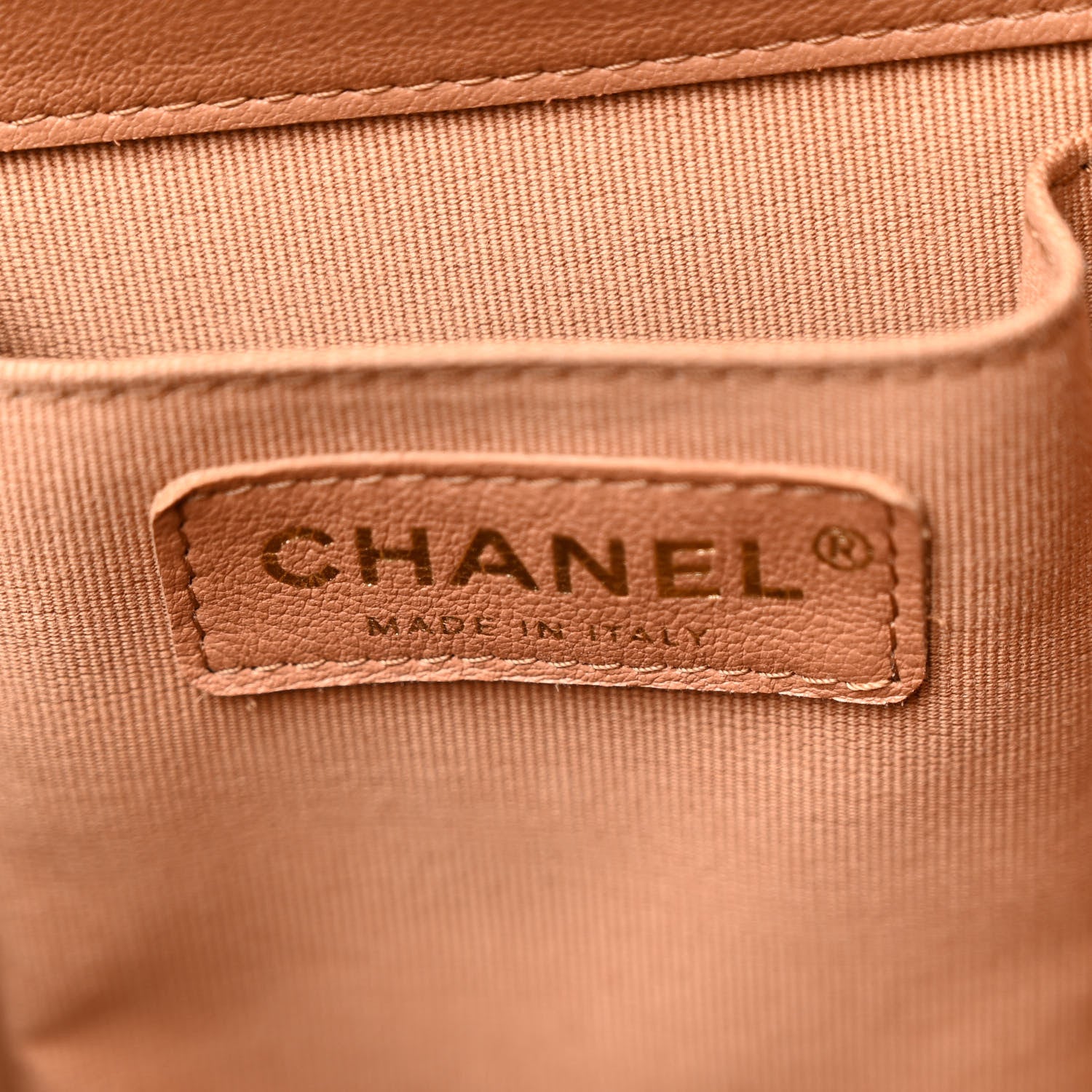 Chanel Lambskin Quilted Large Duma Drawstring Backpack Brown 5 of 9