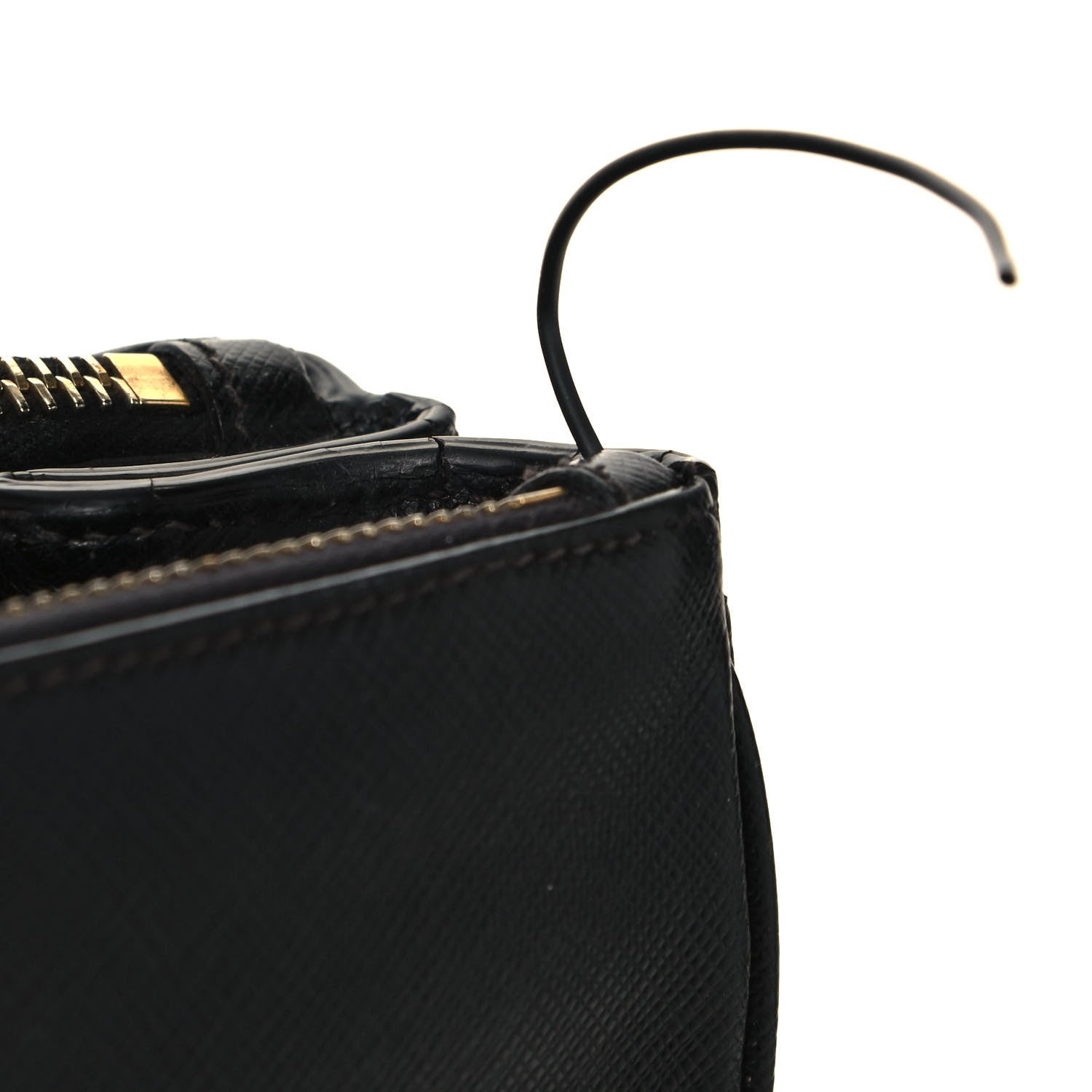 Prada Saffiano Medium Galleria Double Zip Tote Black 19 of 20