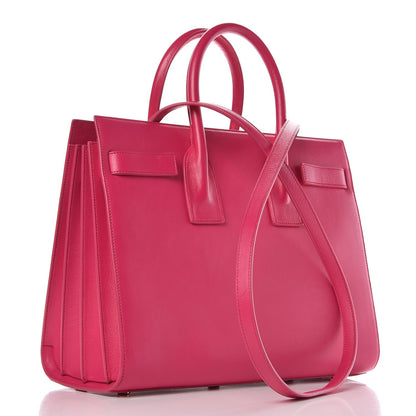 Saint Laurent Calfskin Small Sac De Jour Bubblegum 4 of 8