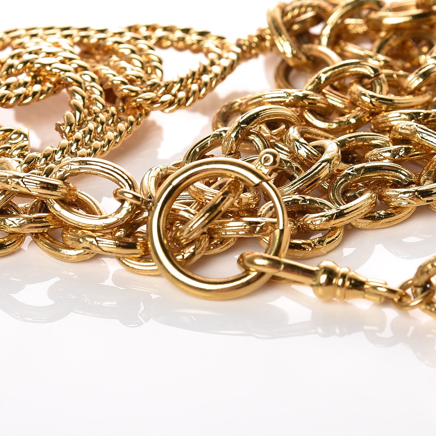 CC Pendant Necklace Gold