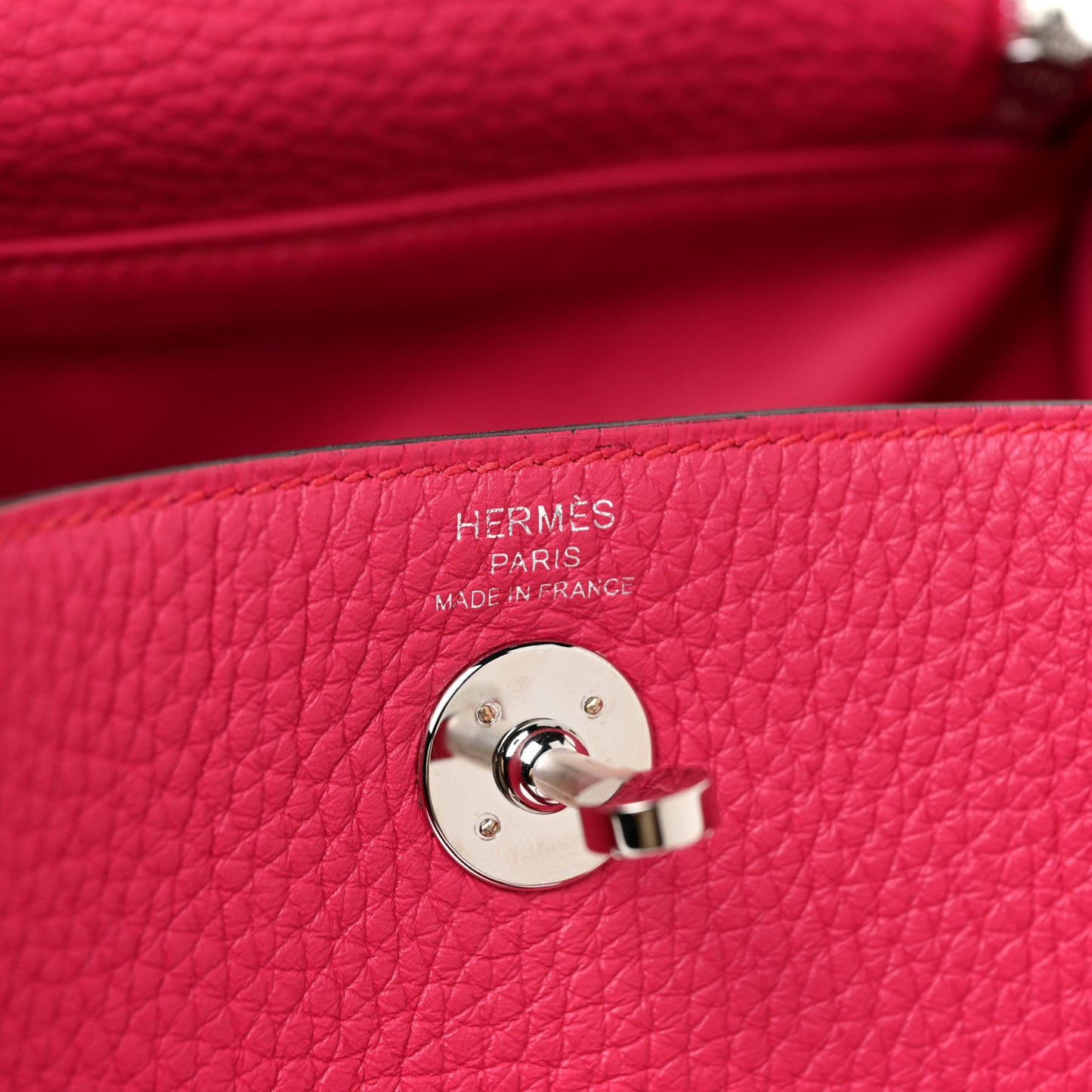 Taurillon Clemence Mini Lindy 20 Framboise