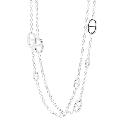 Hermes Sterling Silver Farandole Necklace 120 1 of 4