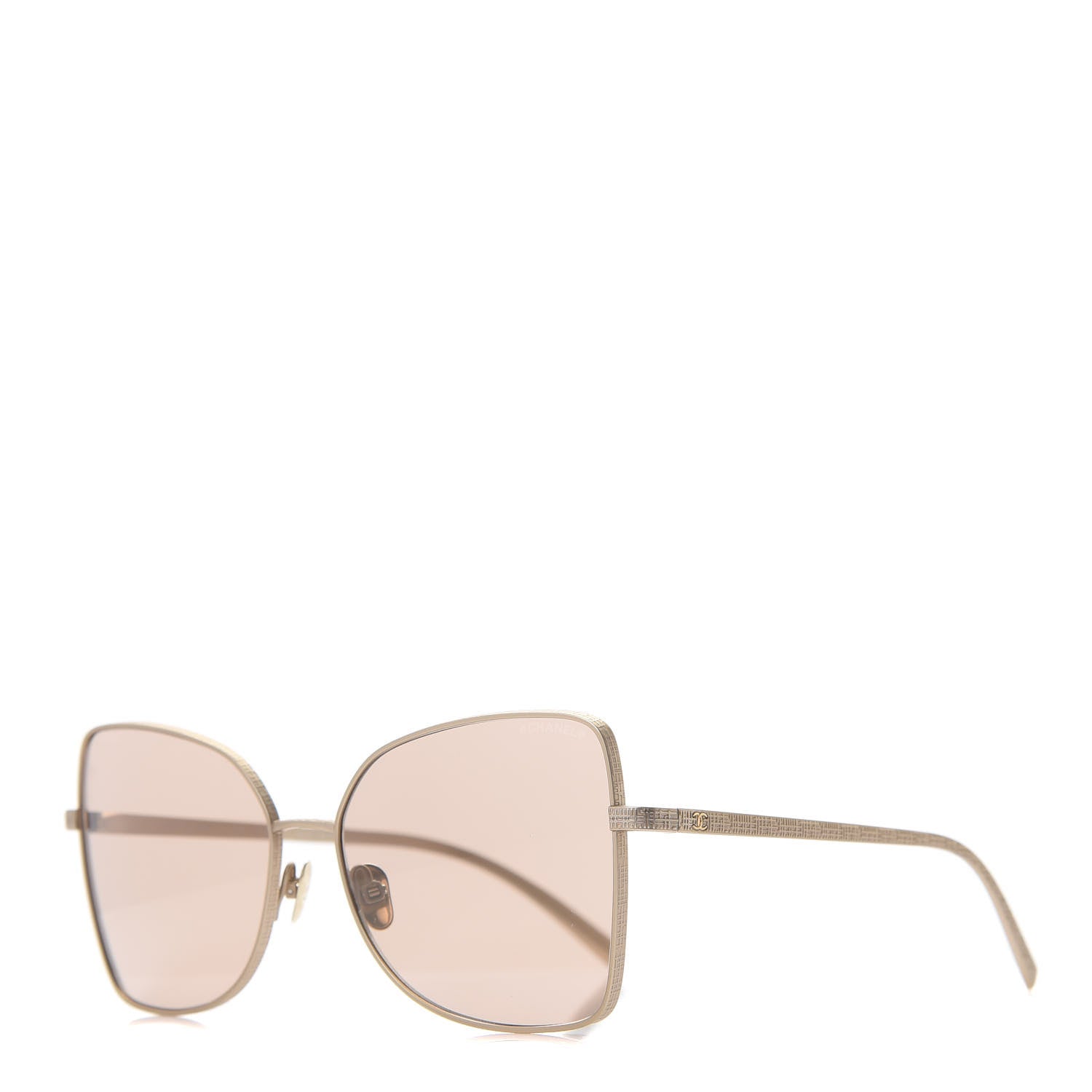 Chanel Metal Butterfly Sunglasses 4263-T Gold Pink 1 of 7