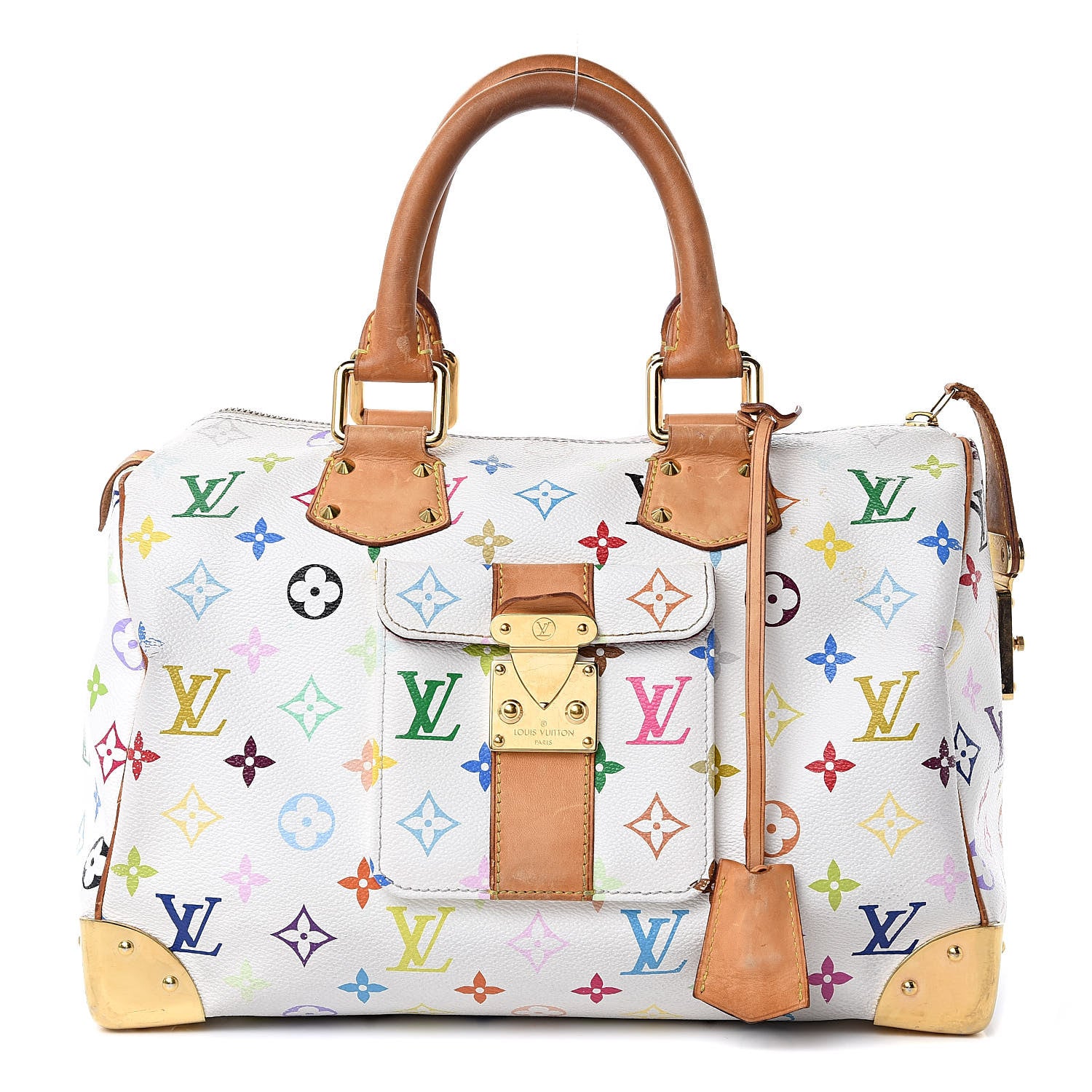Louis Vuitton Monogram Multicolor Speedy 30 White 1 of 20