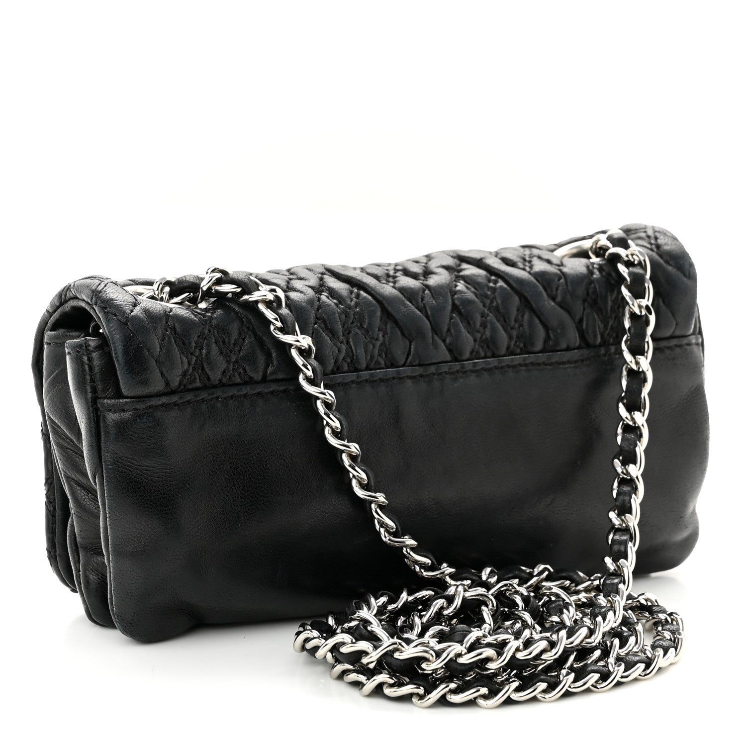 Chanel Lambskin Small Astrakan Flap Black 3 of 10