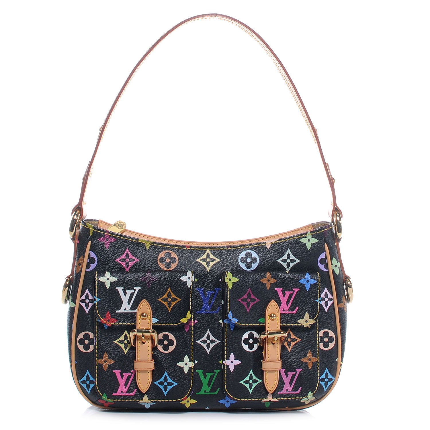 Louis Vuitton Monogram Multicolor Lodge PM Black 1 of 7