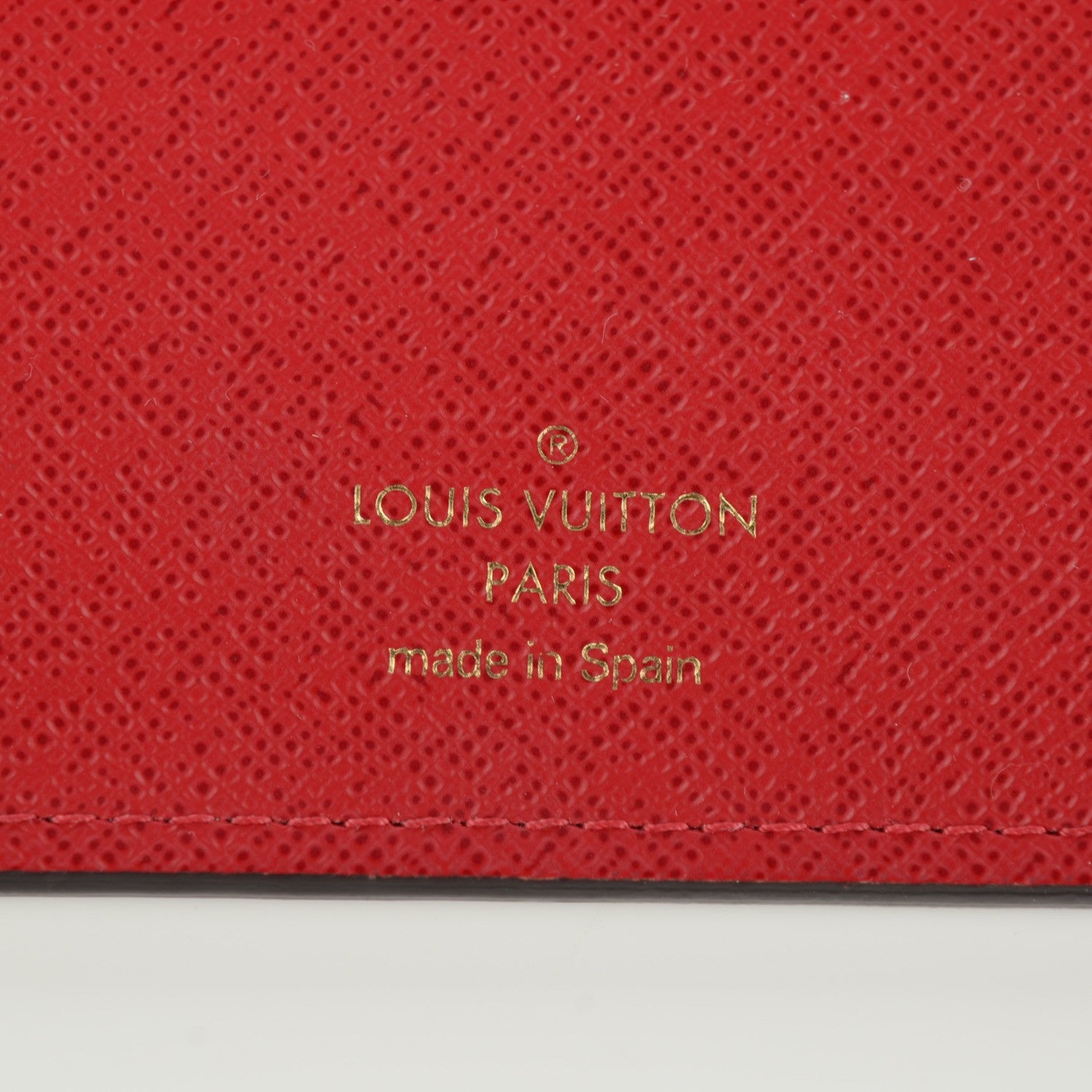 Louis Vuitton Damier Ebene Insolite Wallet Red 6 of 7