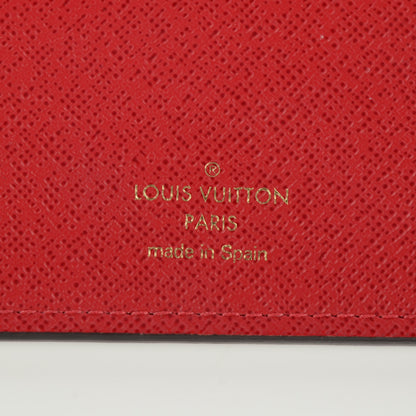Louis Vuitton Damier Ebene Insolite Wallet Red 6 of 7