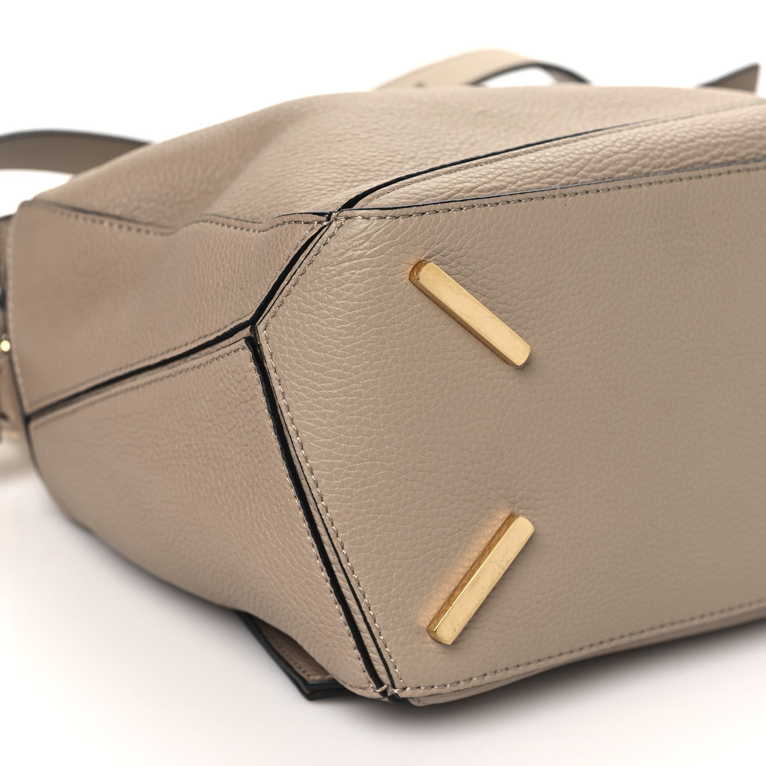 Loewe Grained Calfskin Medium Puzzle Bag Sand 8 of 9