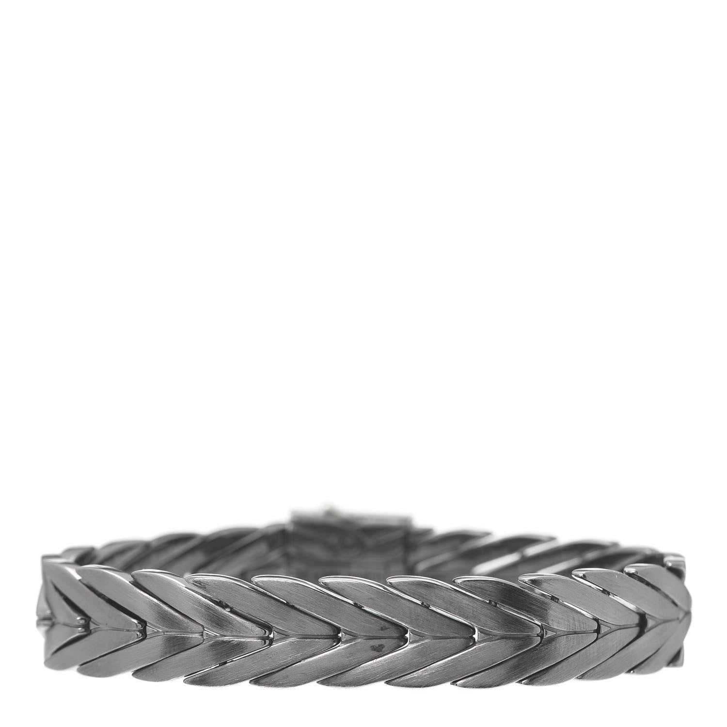 John Hardy Sterling Silver Black Rhodium Diamond 11mm Modern Chain Bracelet 3 of 4