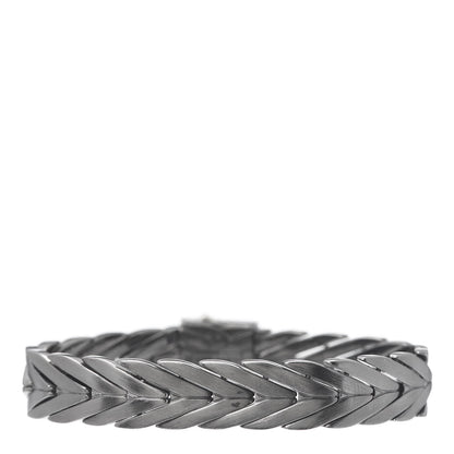 John Hardy Sterling Silver Black Rhodium Diamond 11mm Modern Chain Bracelet 3 of 4