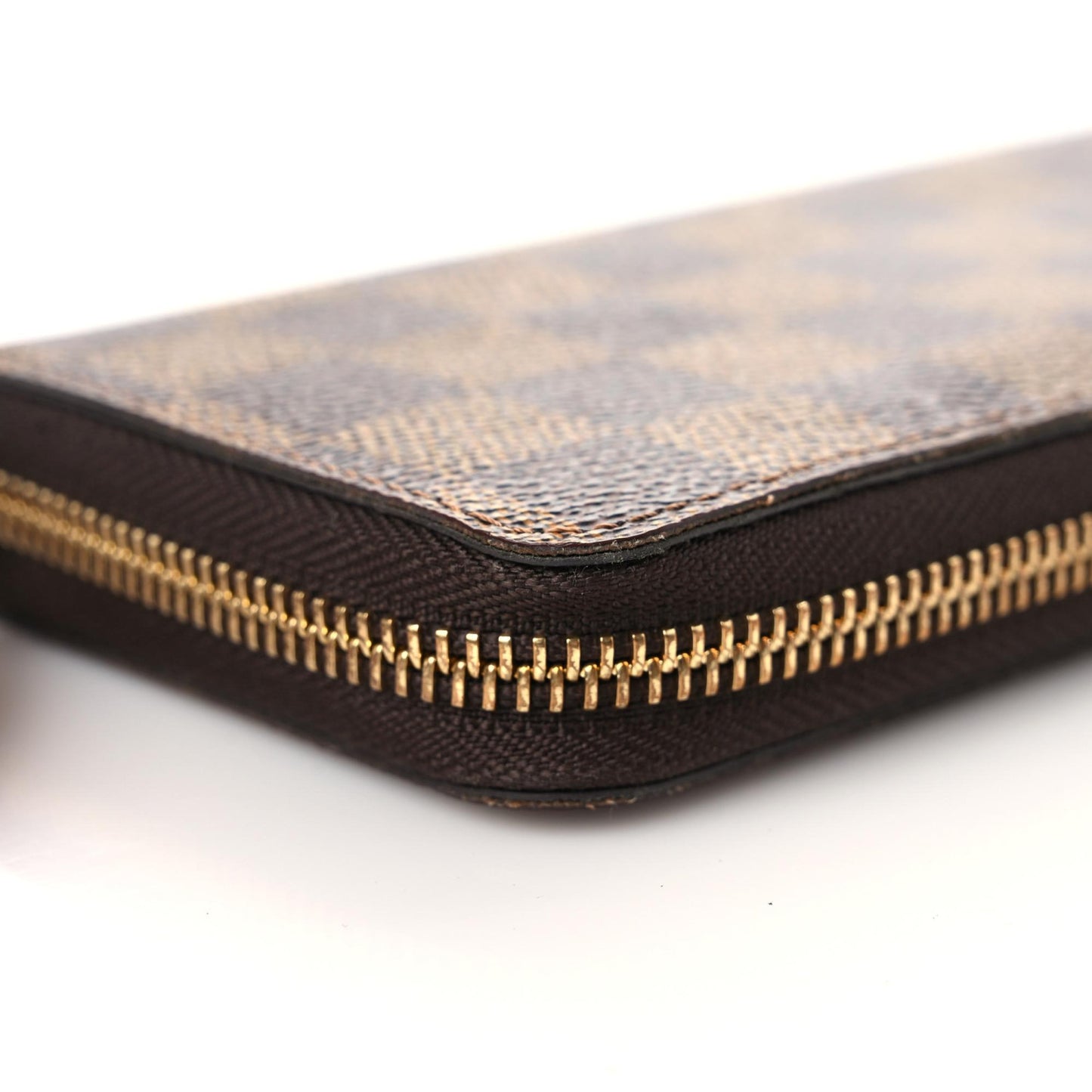 Damier Ebene Clemence Wallet Cherry