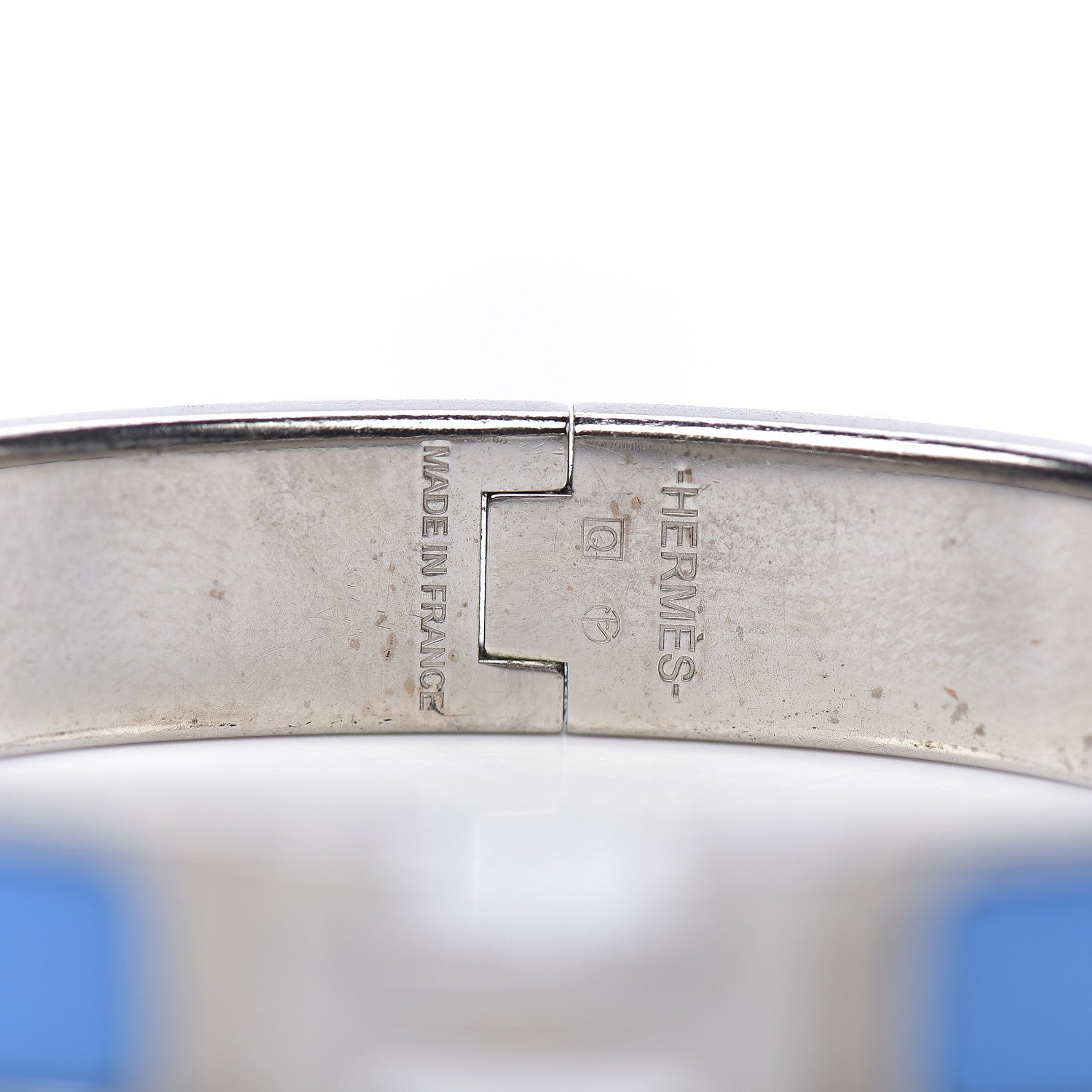 Hermes Enamel Narrow Clic Clac H Bracelet PM Bleu Transat 4 of 4