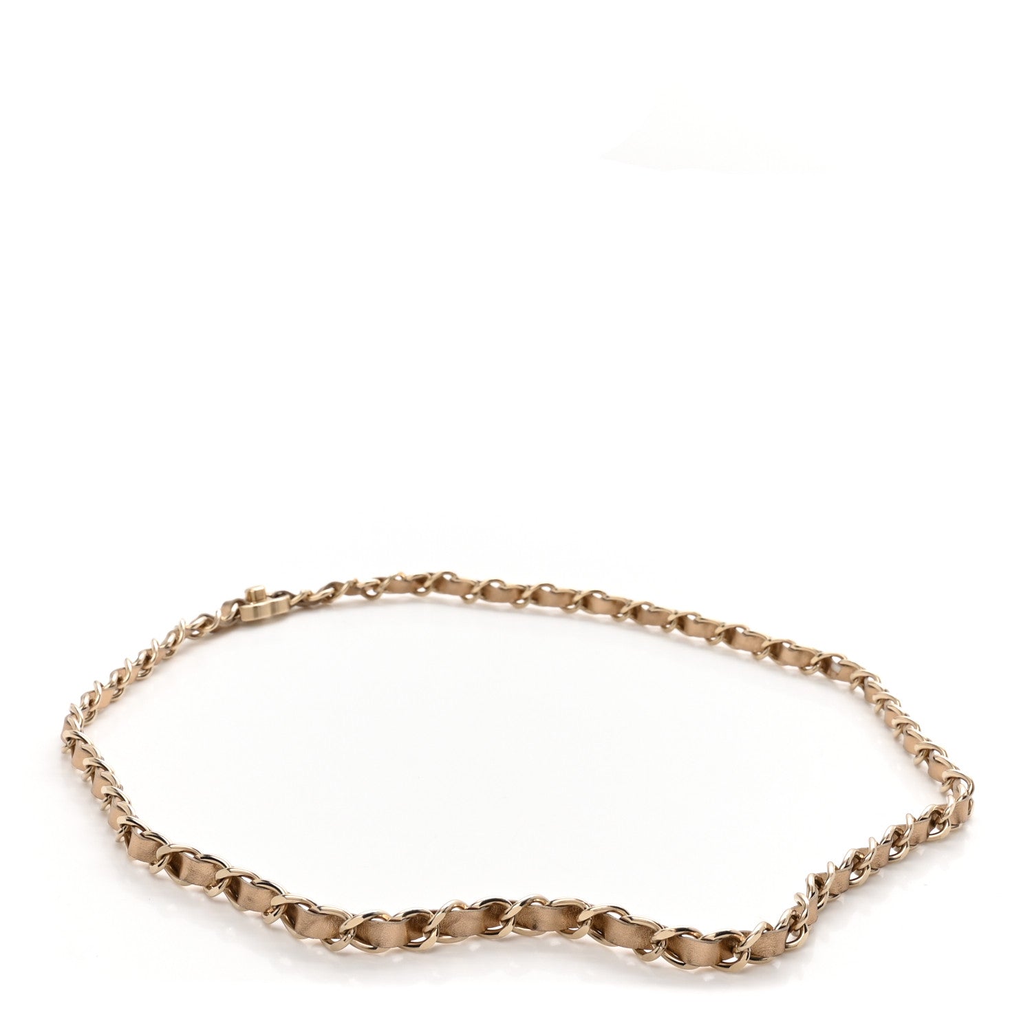 Chanel Metallic Lambskin CC Turnlock Chain Belt Gold 2 of 4