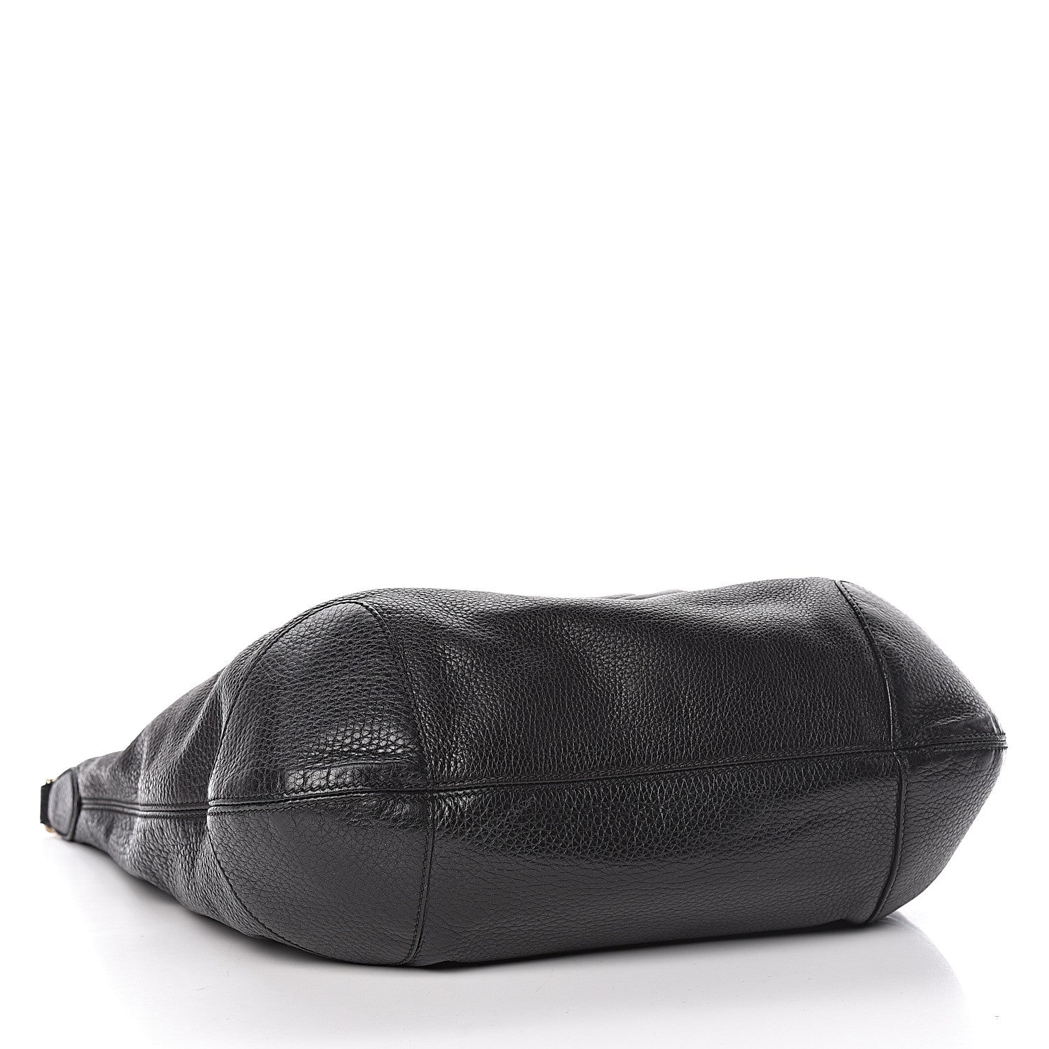 Gucci Pebbled Calfskin Medium Soho Chain Hobo Black 4 of 15