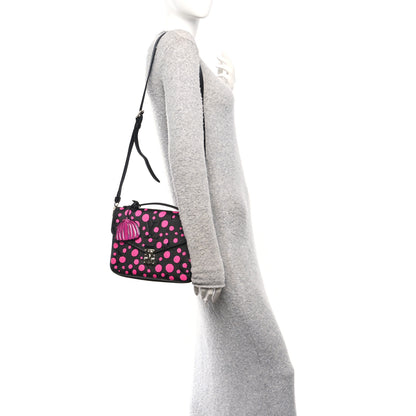 Louis Vuitton LV x YK Empreinte Monogram Giant Pochette Metis Black Fuchsia 2 of 10