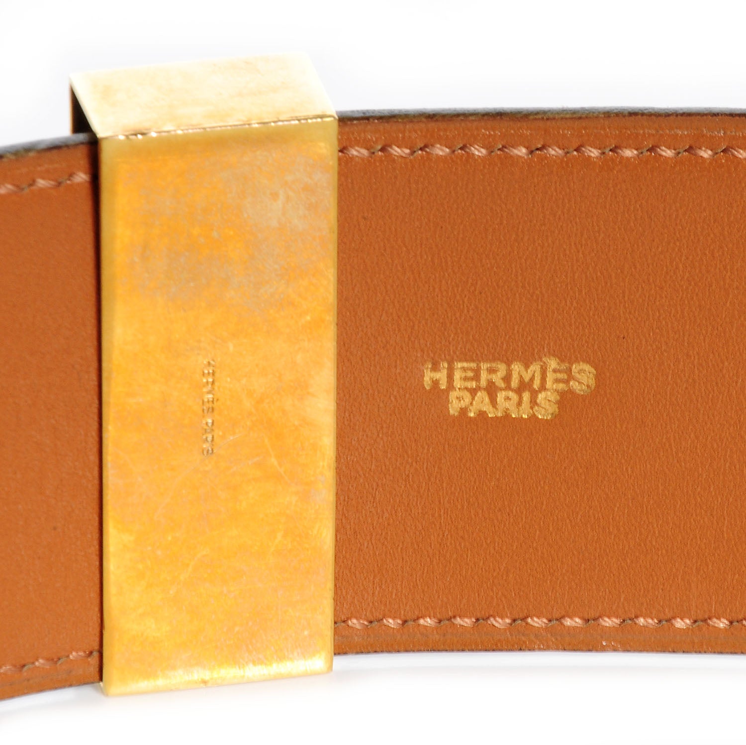 Hermes Box Collier De Chien CDC Belt 65 Chocolate 6 of 7