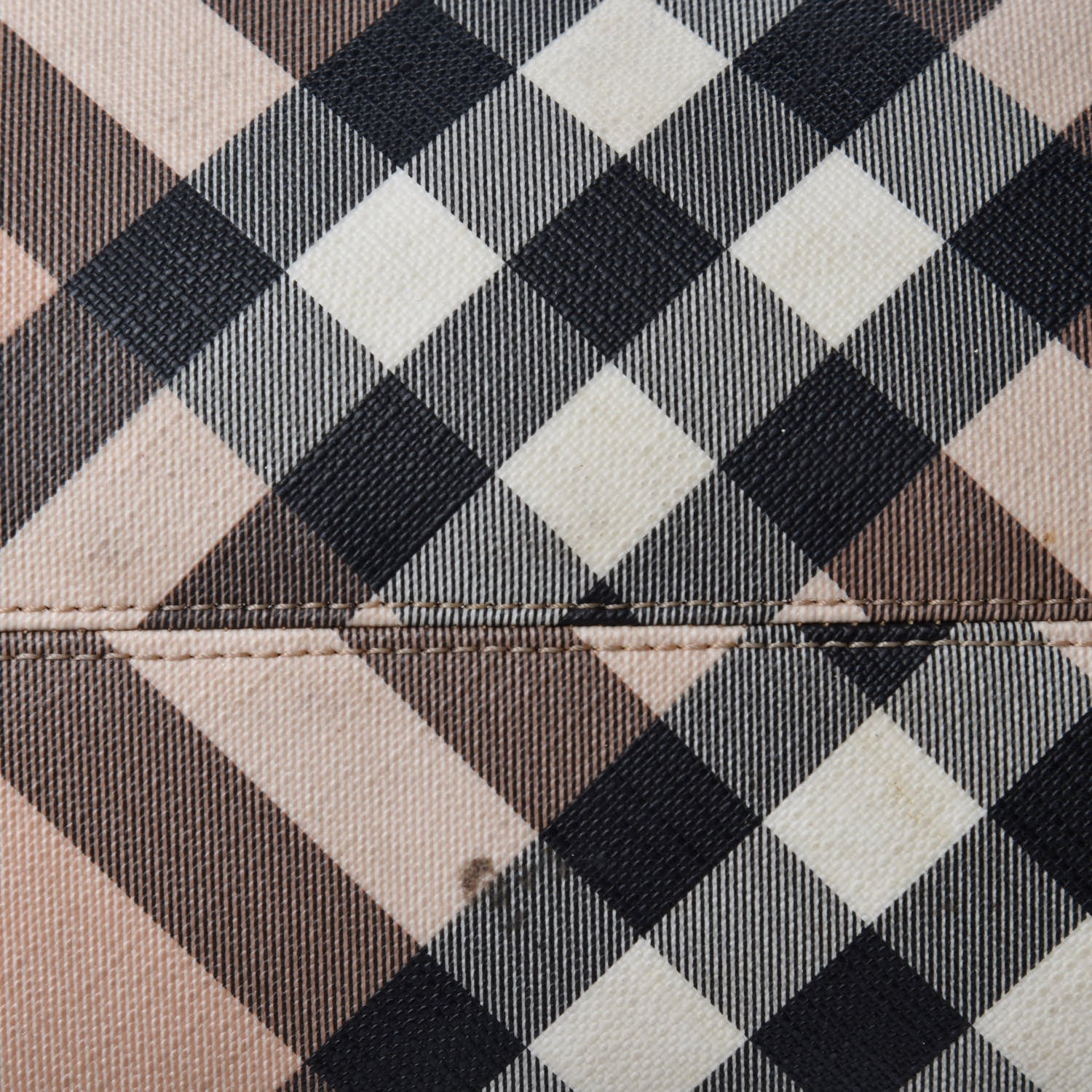 Burberry Nova Check Small Chester Bowling Bag Black 8 of 17