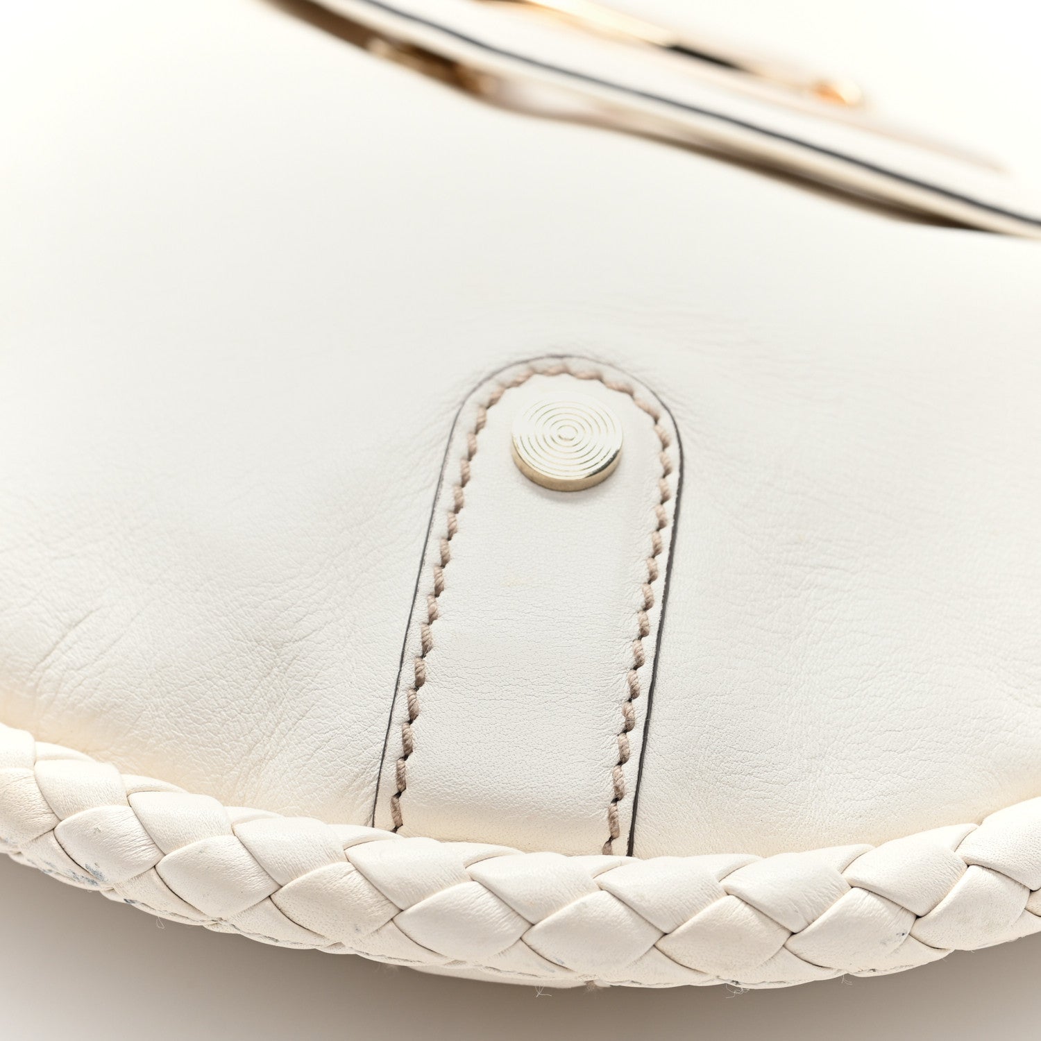 Gucci Calfskin Medium Britt Tassel Shoulder Bag Ivory 8 of 8