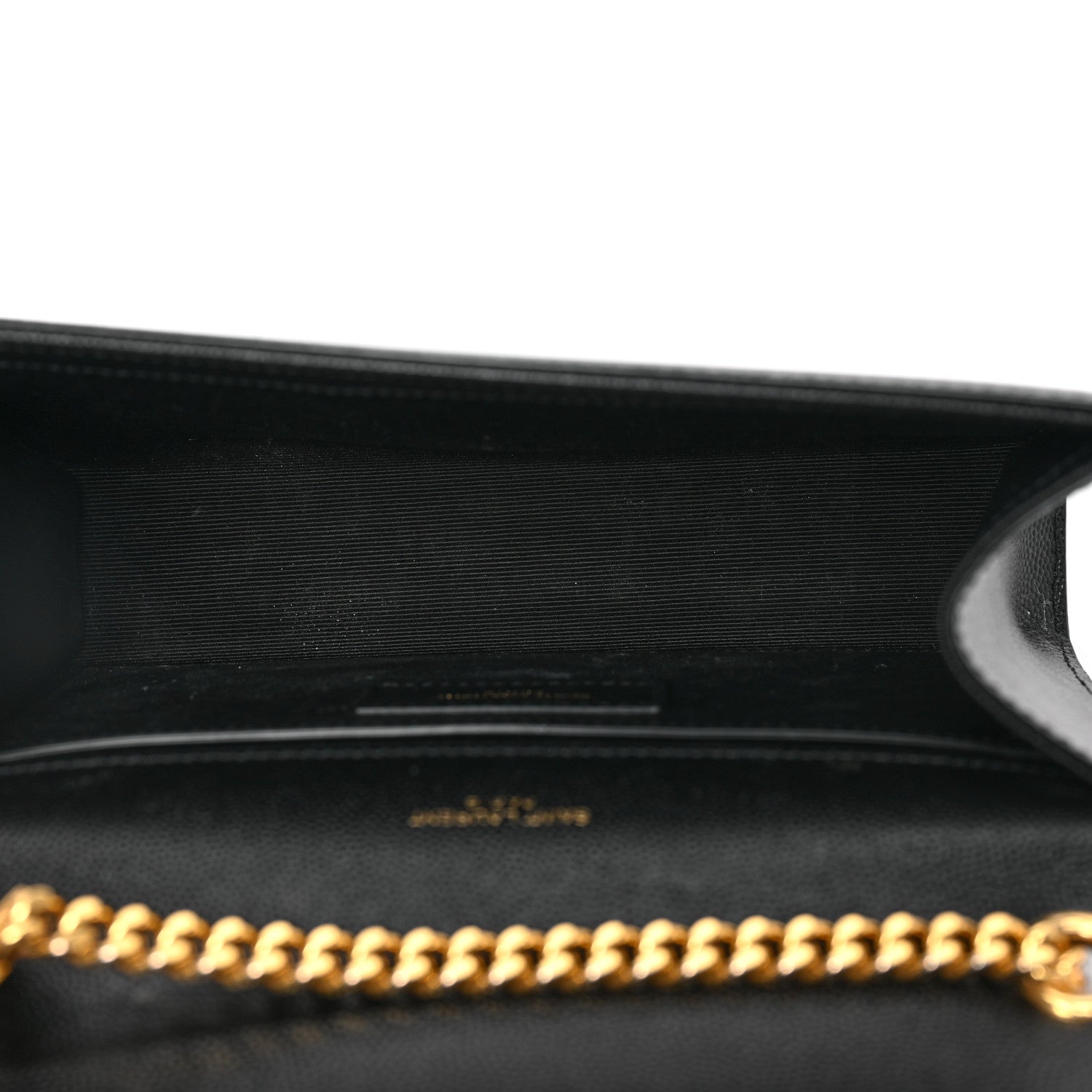 Saint Laurent Grain De Poudre Small Monogram Kate Satchel Black 4 of 7