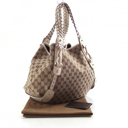 Gucci Monogram GG PELHAM Purse Bag Tote Ivory 3 of 10
