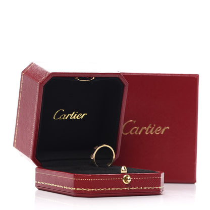 Cartier 18K Yellow Gold Diamond 4mm LOVE Wedding Band Ring 49 4.75 6 of 6