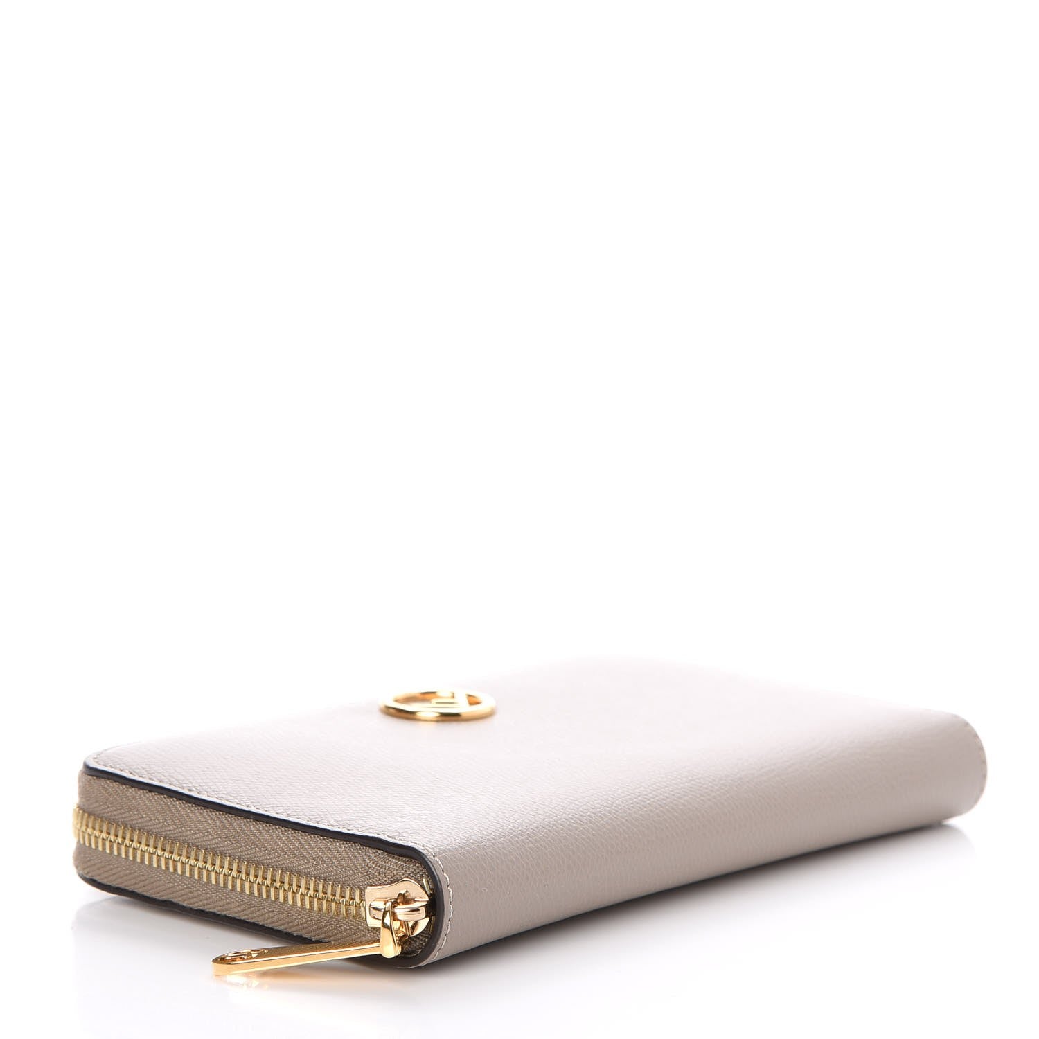 Fendi Vitello Cruise F is Fendi Zip Around Wallet Tortora 4 of 10