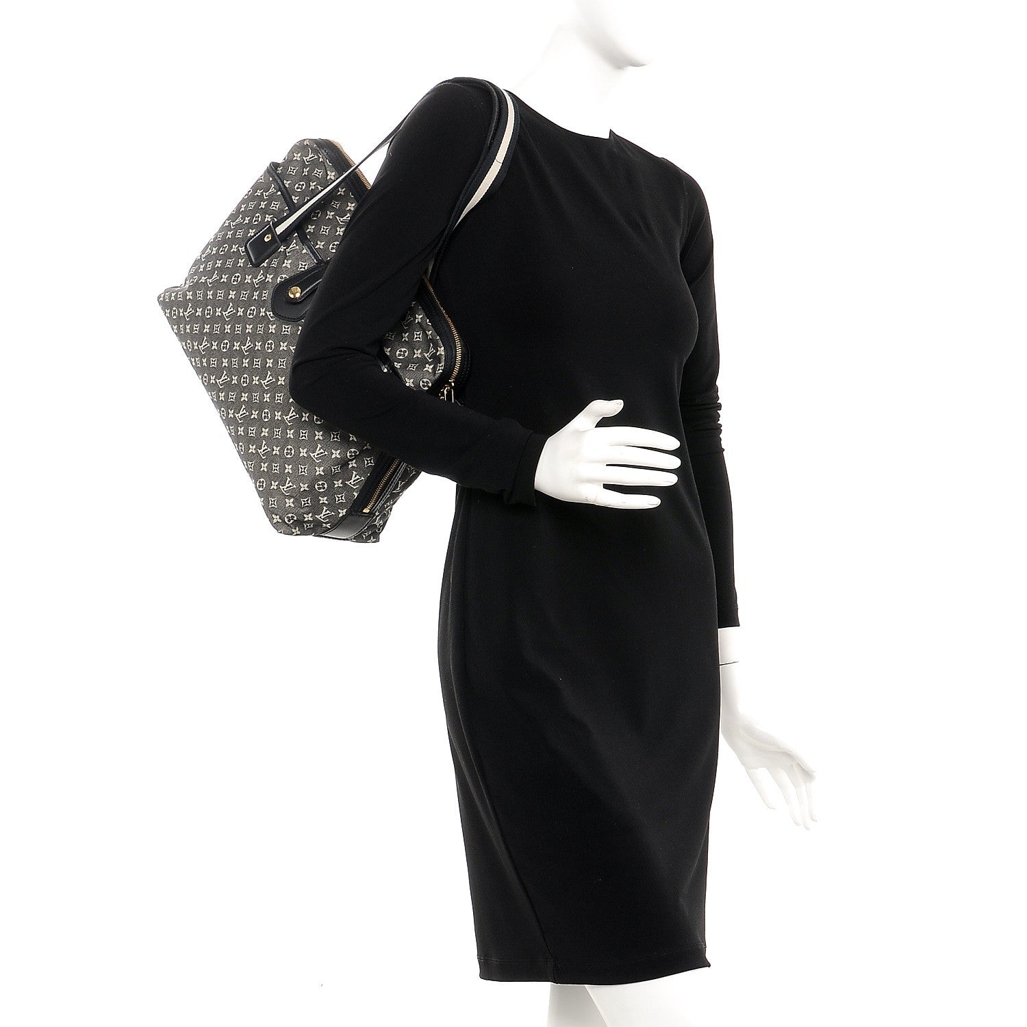 Louis Vuitton Mini Monogram Mary Kate Cabas Black 2 of 7