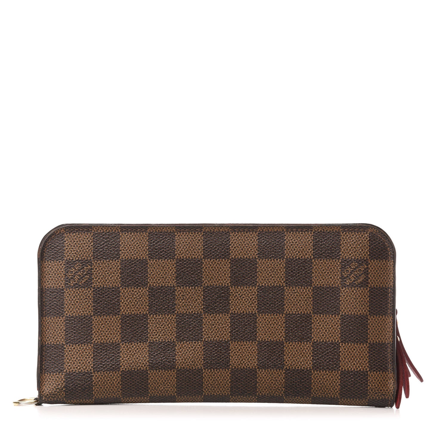 Damier Ebene Insolite Wallet Red
