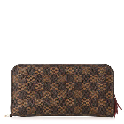 Louis Vuitton Damier Ebene Insolite Wallet Red 1 of 6